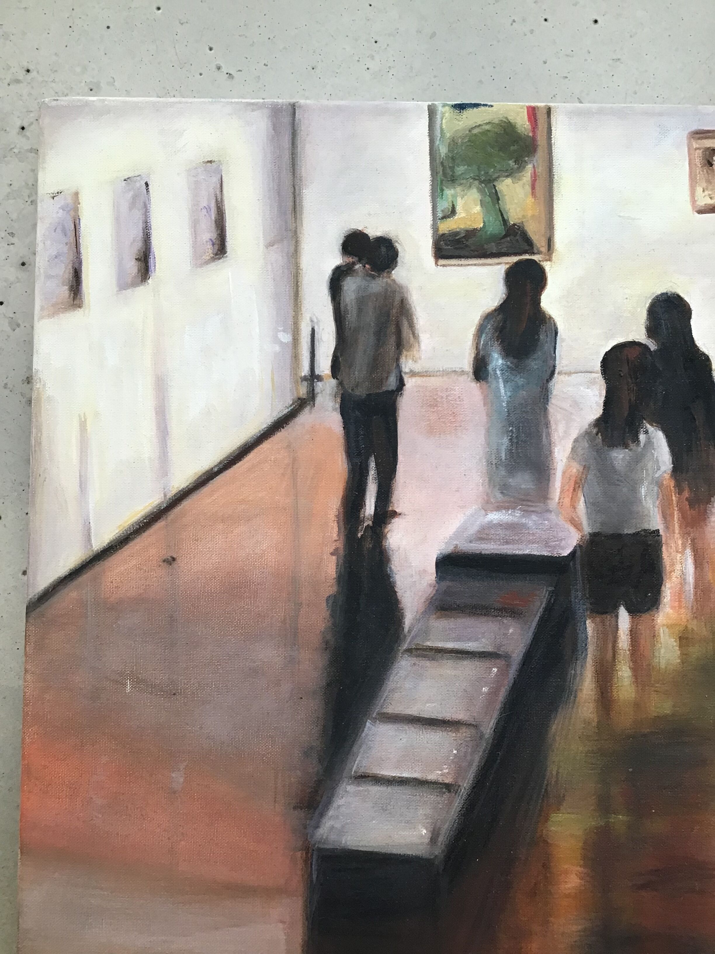 Acrylic painting Saatchi Gallery