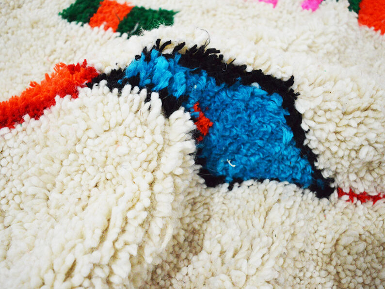 Handmade moroccan berber carpet 309 x 196 cm