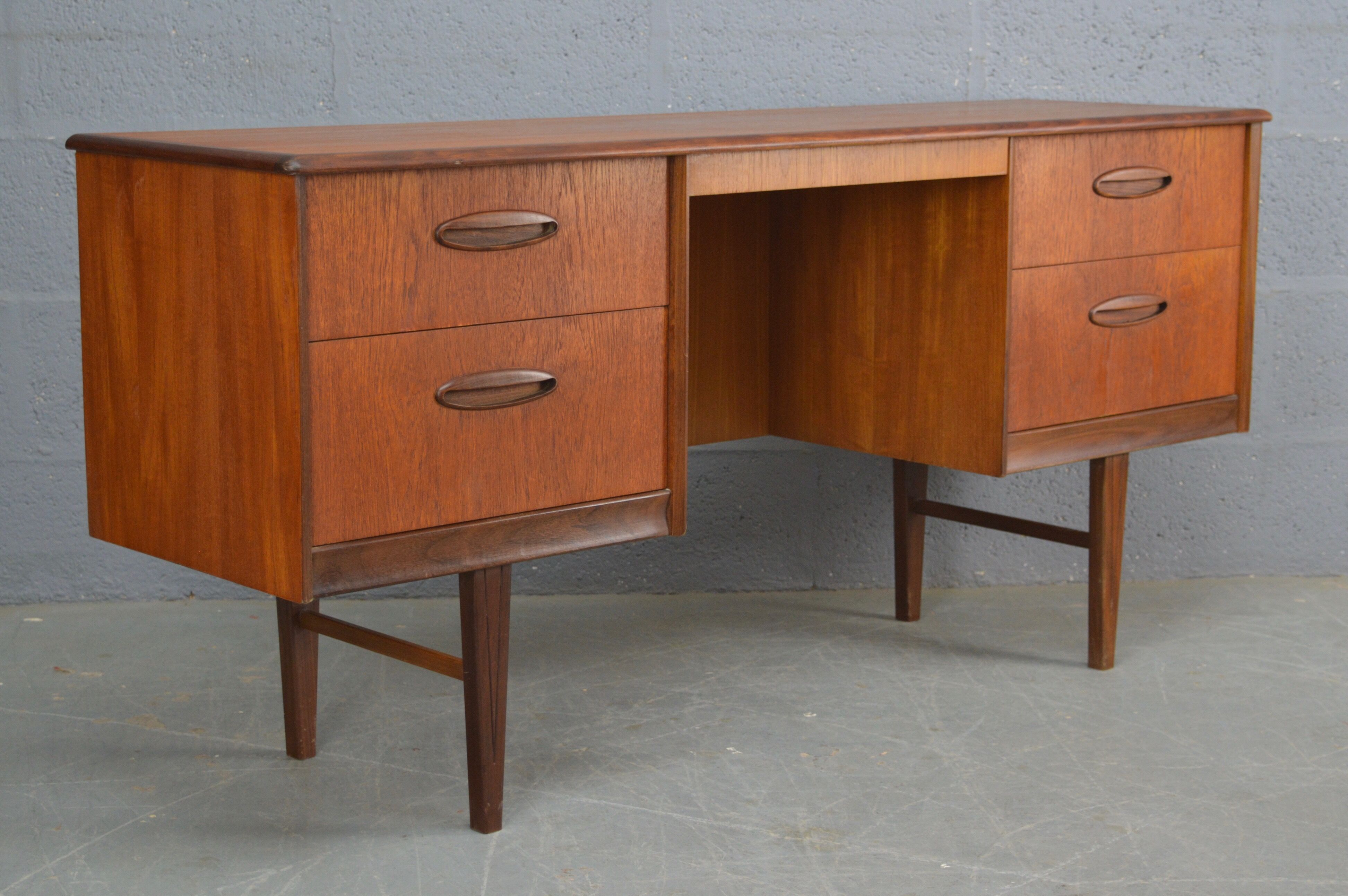 Mid Century Vintage Teak Desk