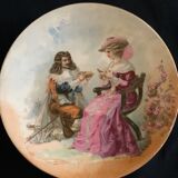 Assiettes décoratives, 3 BCie (Bernardaud) 1 PL, porcelaine, Limoges, lot de 4
