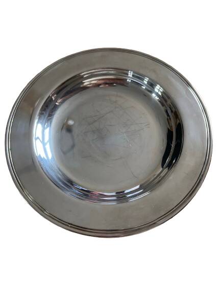 Small silver-plated plate from the Christofle brand