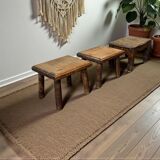 Stools/plant stands/vintage wooden side table