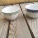 4 badonviller coffee cups colorful and golden decor