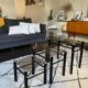 Nesting tables by Yves Boutboul, designer from the 70s