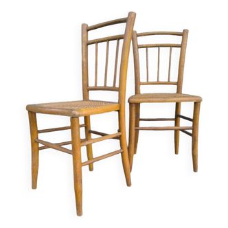 Paire de chaises bistrot, années 30