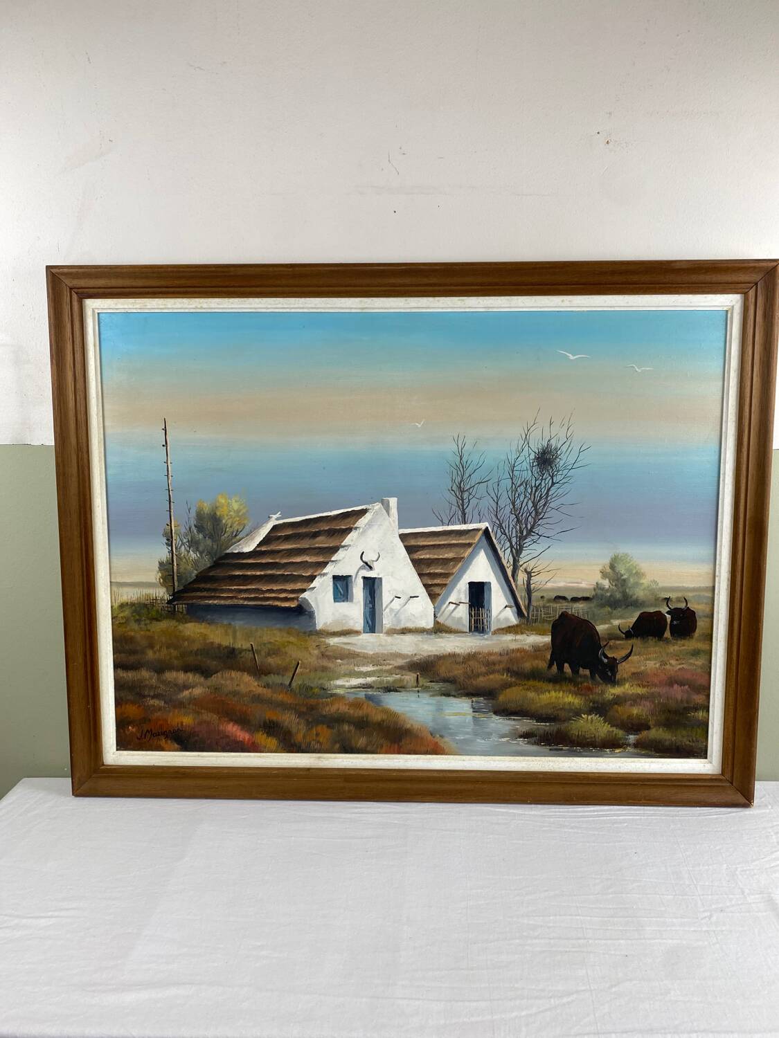 Keeper's huts by Jean Marignan