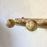 Old coat rack with 5 hooks