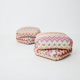 Pair of poufs