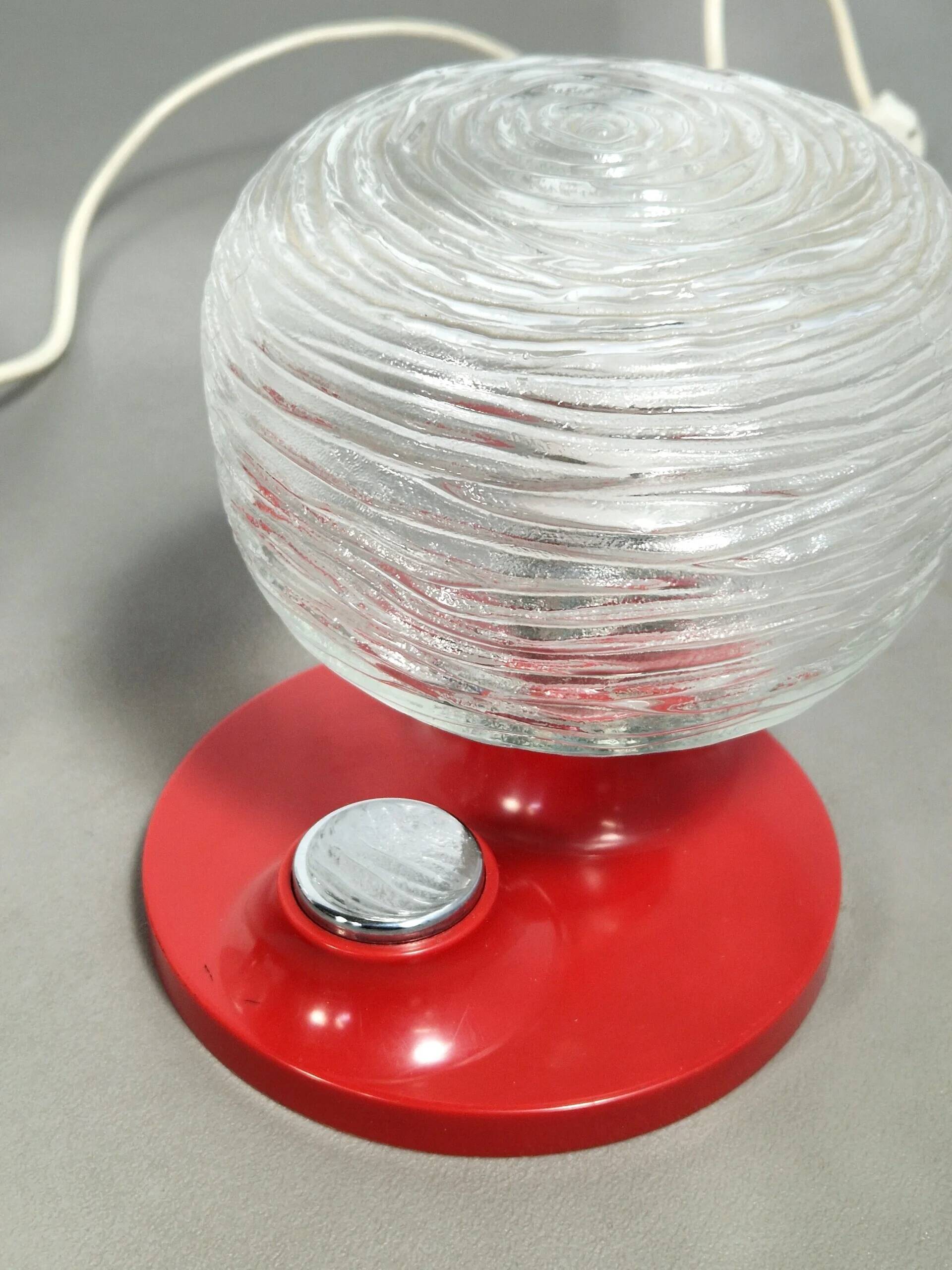 Pair of Hillebrand Space Age bedside lights, 1970s