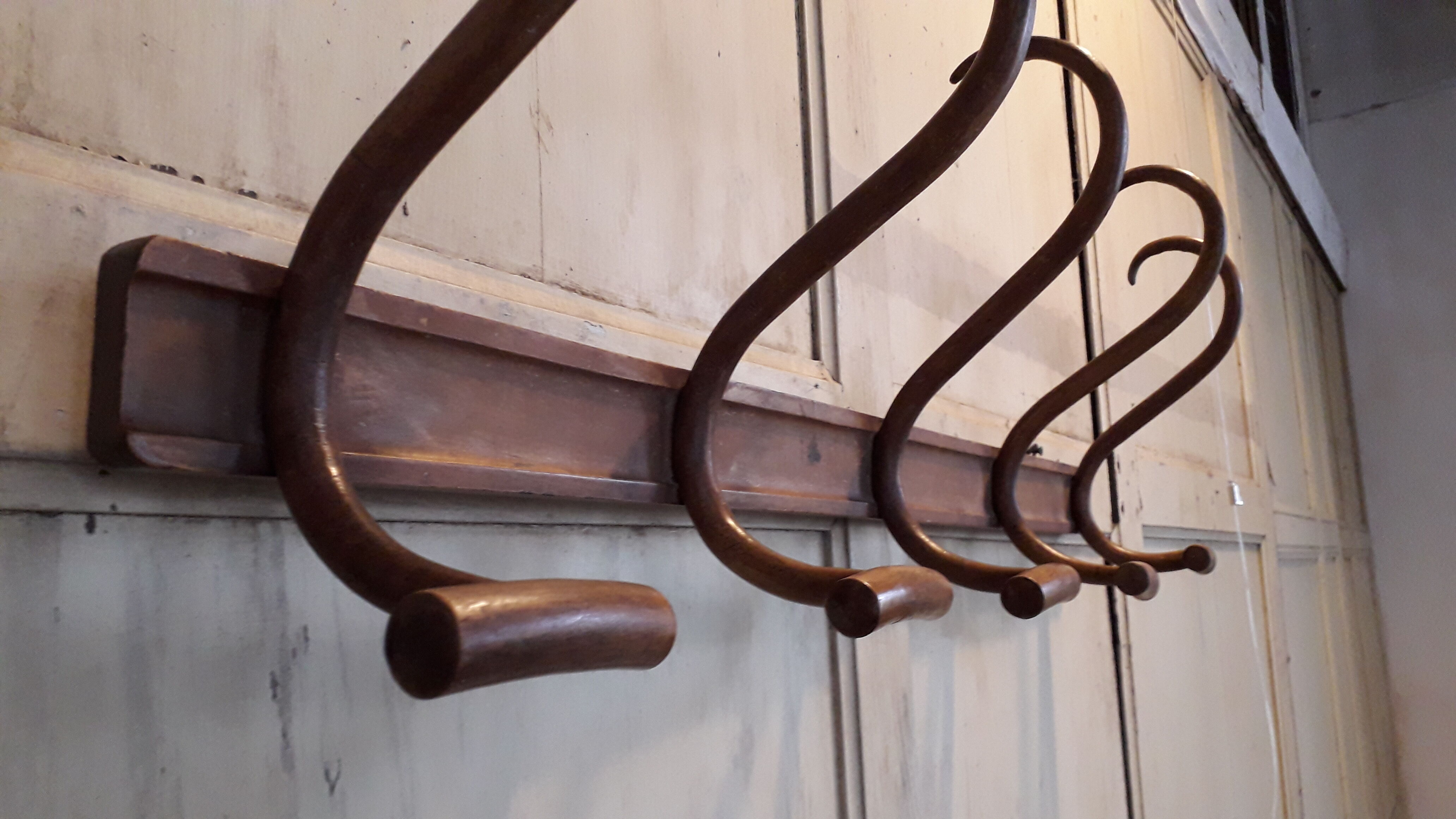 Hanger curved wooden