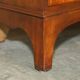 Pair of Open Low Bookcases in Flamed Mahogany