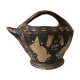 Pottery or Kabyle jug. Algeria around 1950 . Ethnic Popular Art