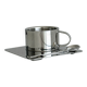 Tasse à expresso en inox brillant