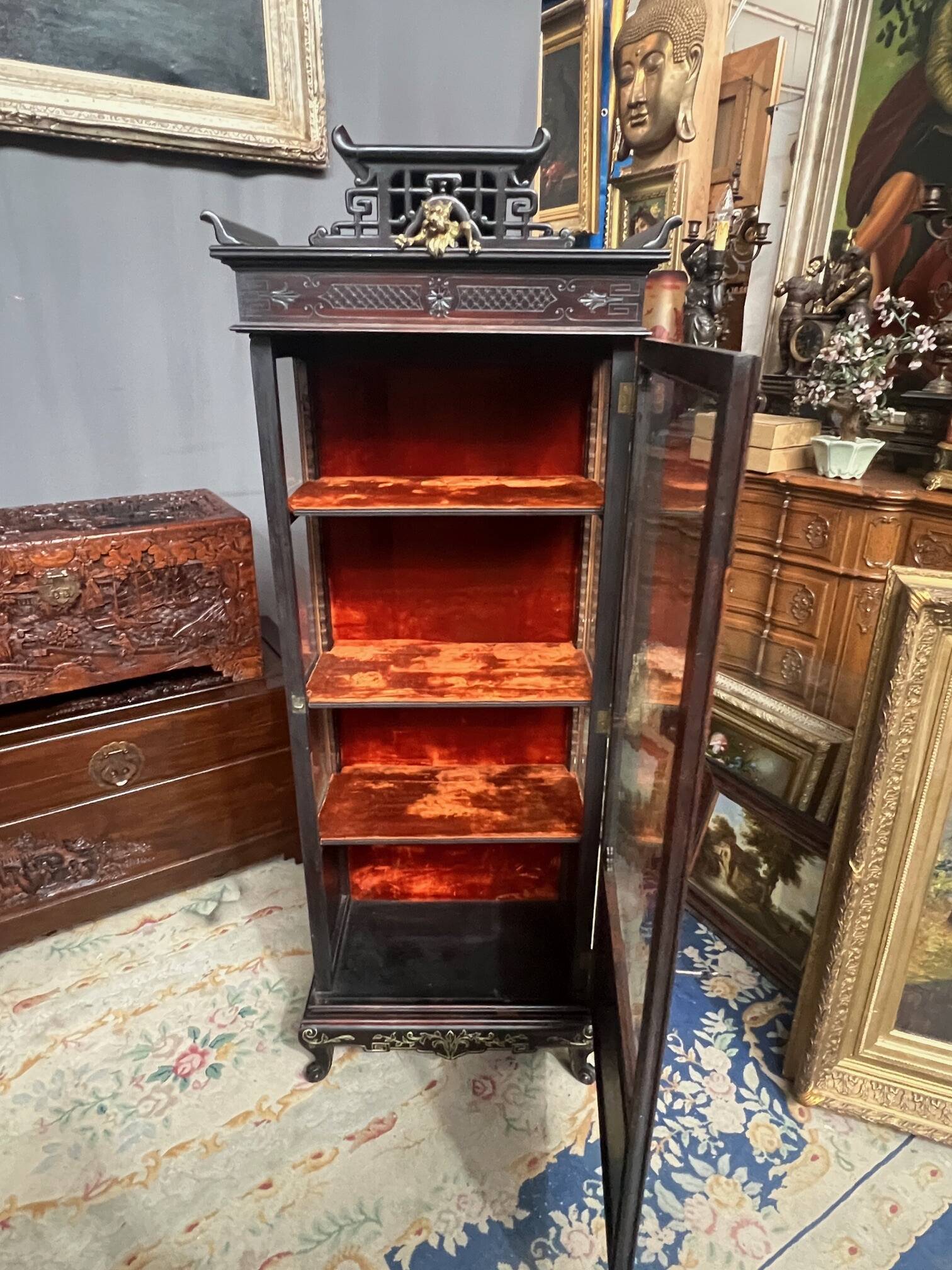 Japanese-style display cabinet.