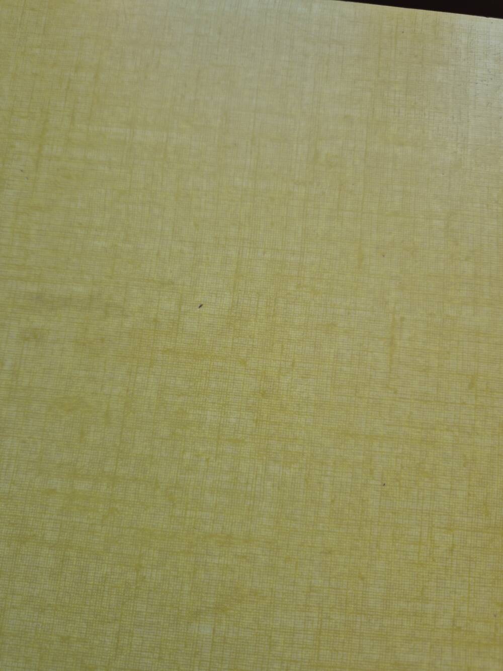 Table année 1960 en formica jaune