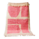Handmade pink rug for your space, size 150 x 250 cm