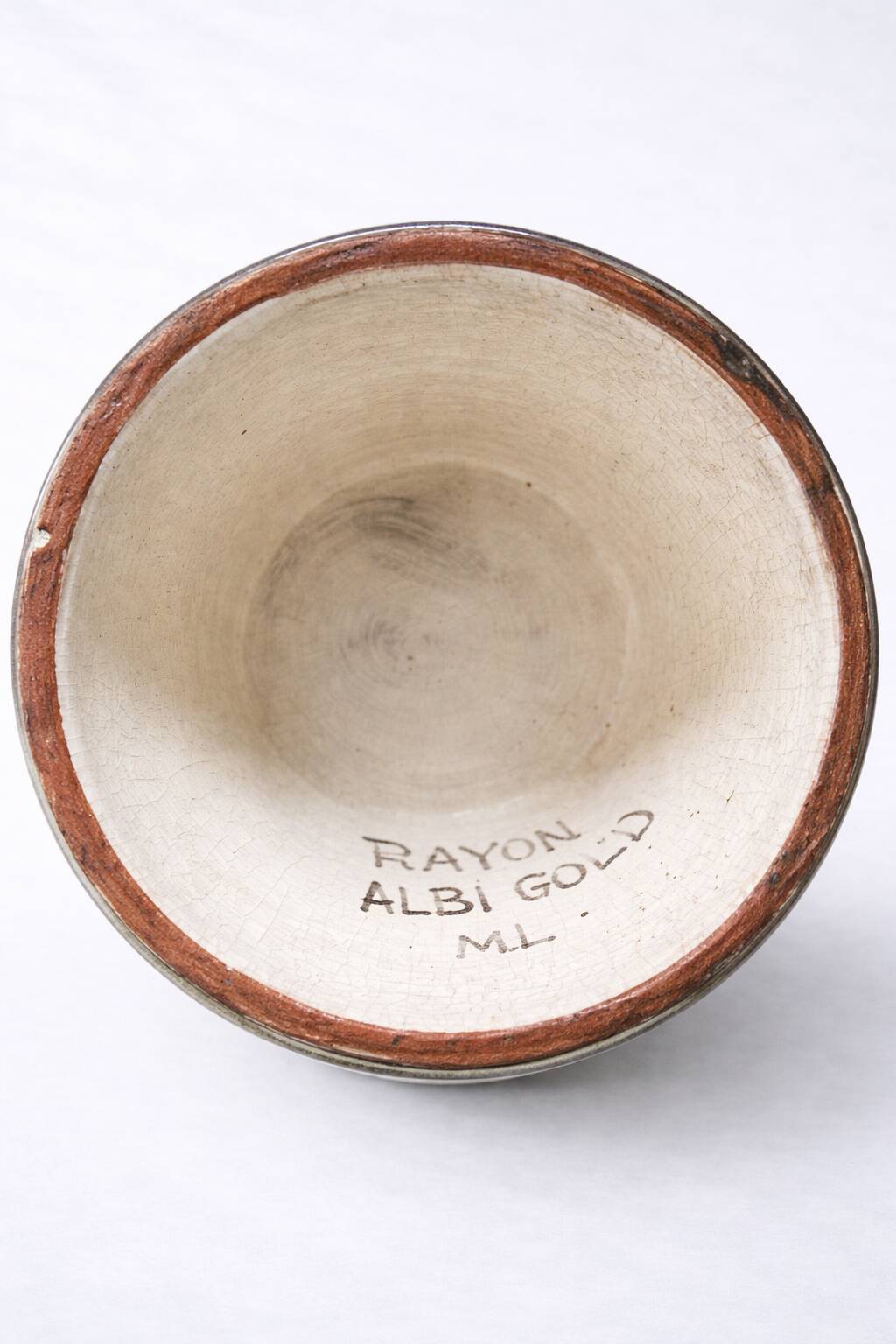 Cache-pot en céramique Rayon Albisola Italie 1950