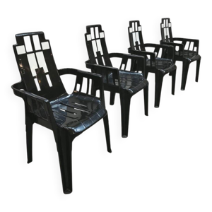 4 fauteuils de jardin