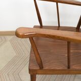 Fan armchairs signed armchair baumann