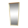 Miroir doré et argent vintage 1960 - 81x40cm