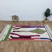 Tapis berbère Azilal en laine fait main 230 X 125 CM