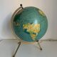 Vintage 1969 globe terrestrial tripod glass Taride - 33 cm