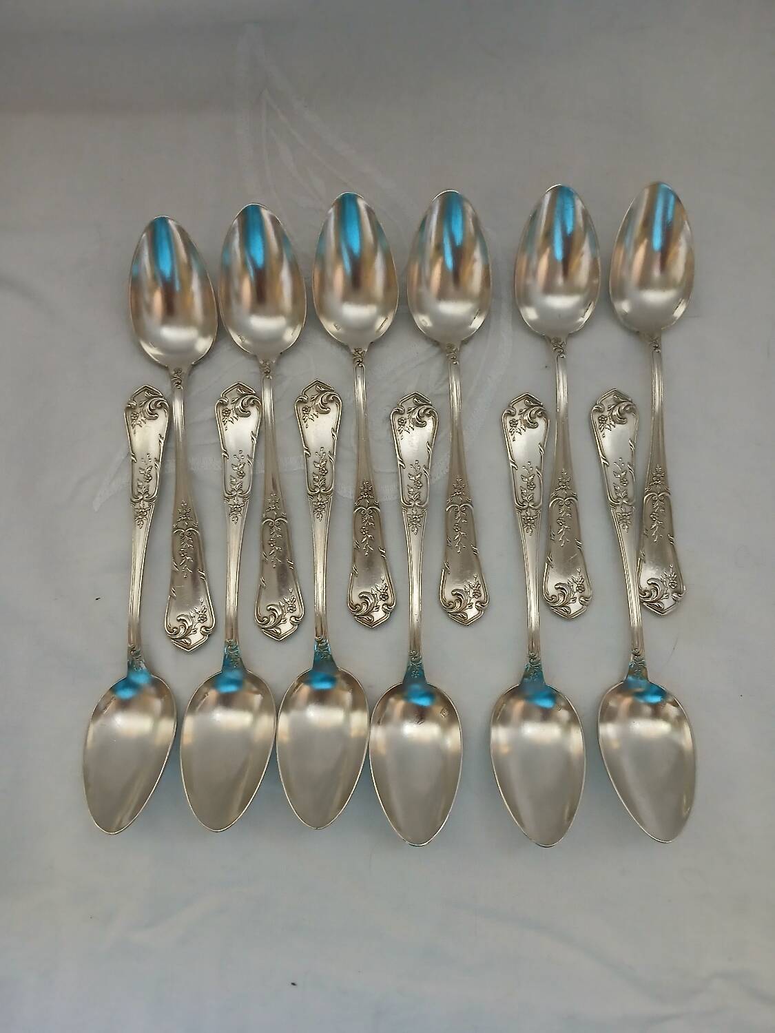36 antique silver-plated cutlery sets "Boulenger"