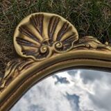 Old mirror gilded
