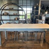 Patinated dining table