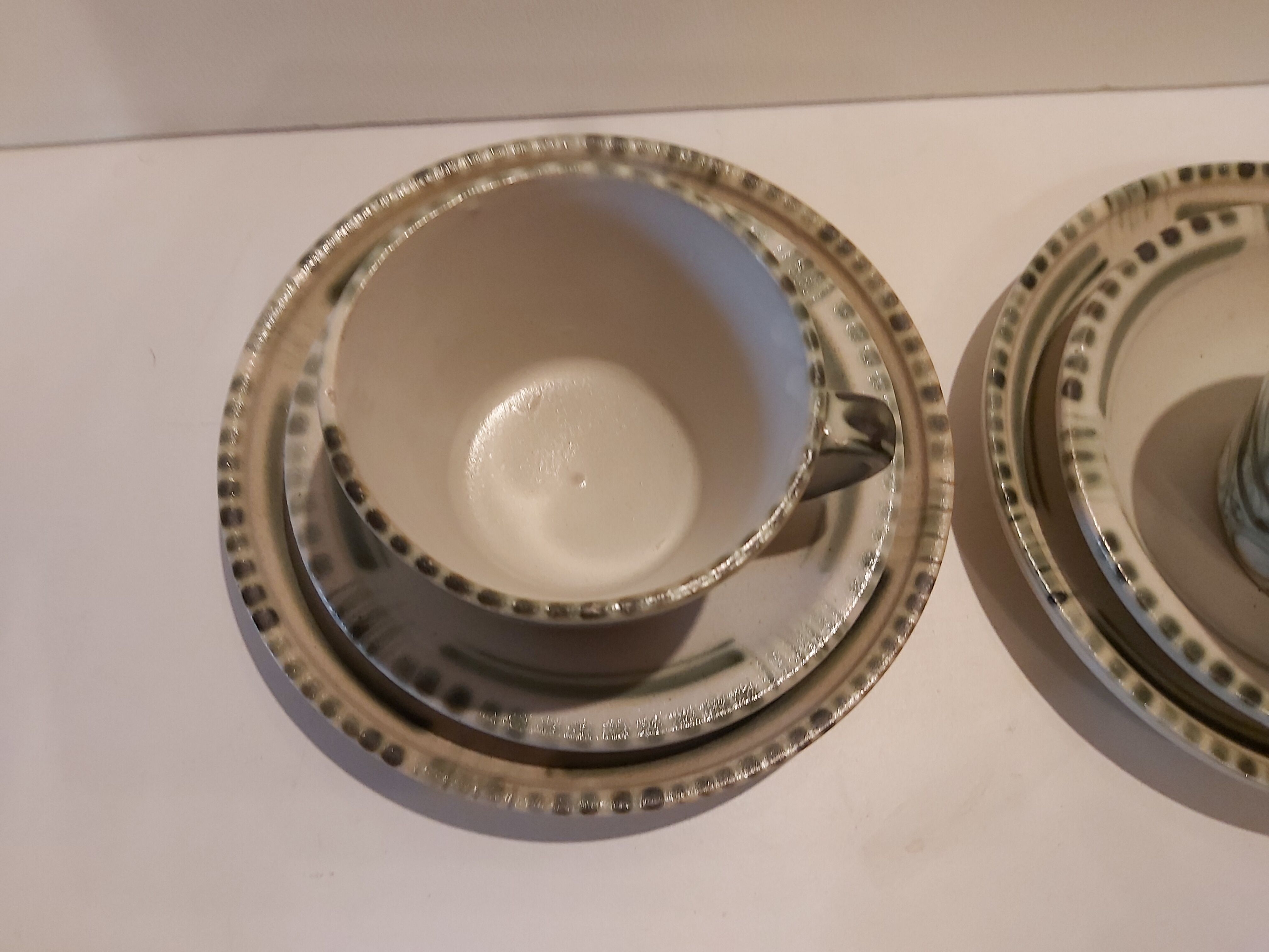 Duo cups cake plates Kéraluc Quimper