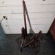 Curved wooden antique parrot