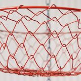 Suspension of 3 metal fruit baskets, circa 1980