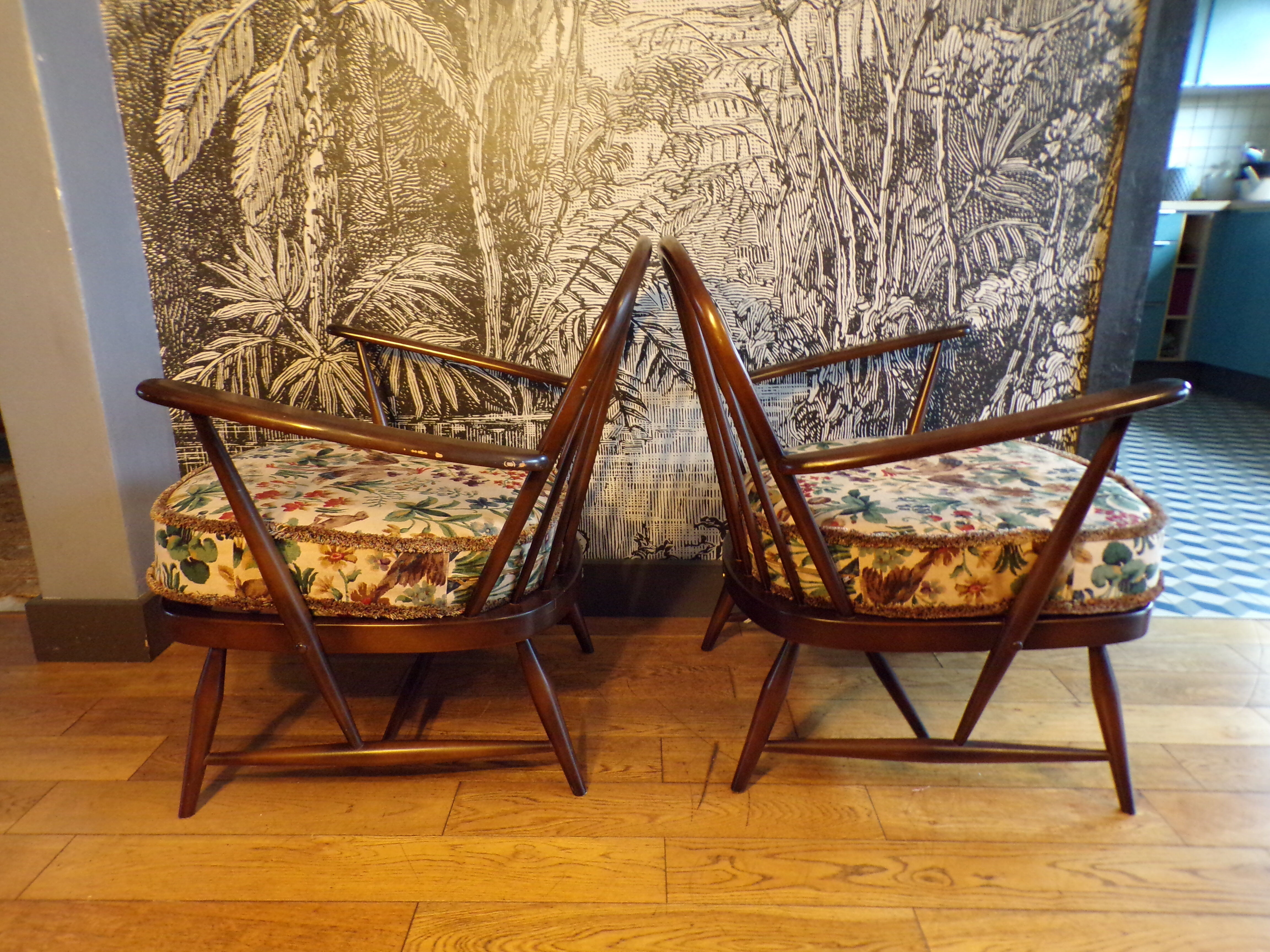 Pair of armchairs Windsor Ercol