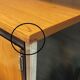 Sideboard storage modernist design 70s vintage oak metal