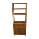 Vintage rattan bamboo shelf