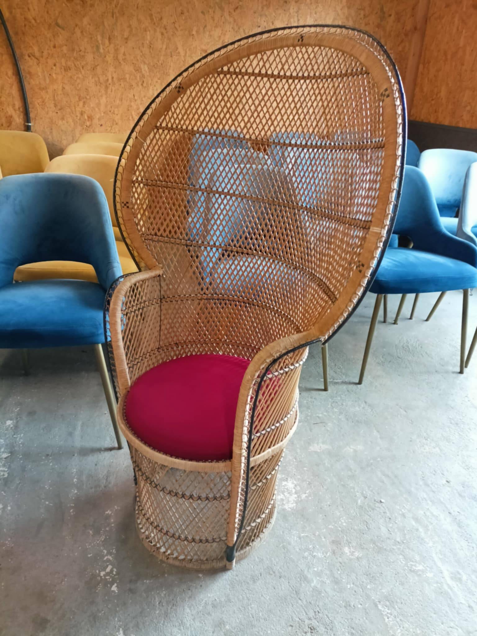 Emmanuelle rattan armchair