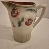 Barbotine pitcher numbered