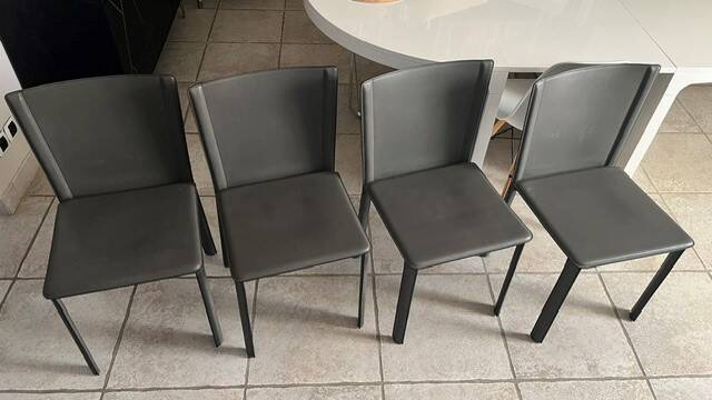 Leather chairs