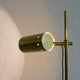 Midcentury Brass Floorlamp / Spot, 60s