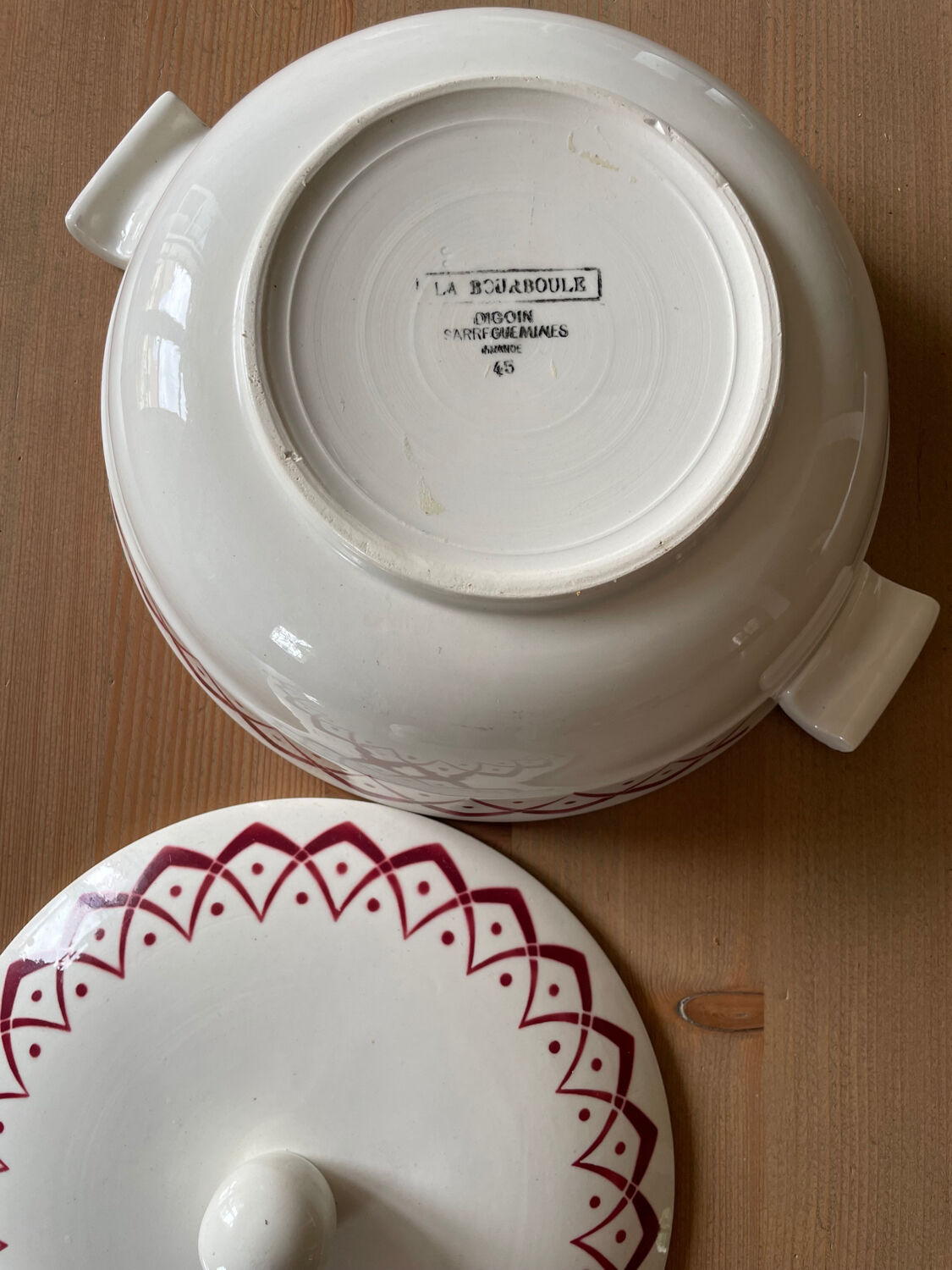 Digoin Sarreguemines model "Bourboule" tureen