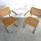 Vintage cantilever chairs attributed to Marcel Breuer 'Cesca' chair - 1970s - set of 2