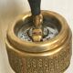 Brass standing ashtray