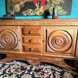 Buffet, Charles Dudouyt, vers 1940, Art déco, brutalisme, modernisme
