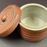 Pearl stoneware salt box