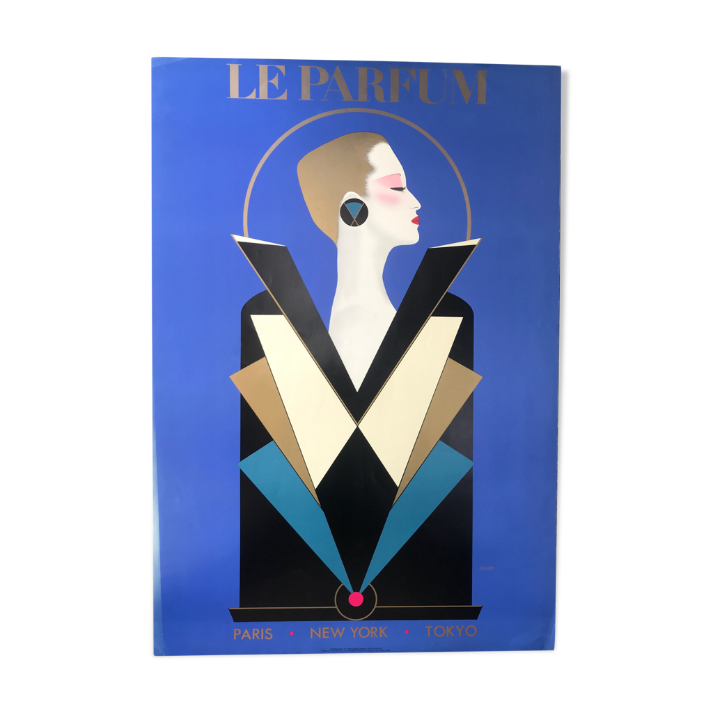 Original screen poster of Razzia, Le Parfum (Paris New York Tokyo