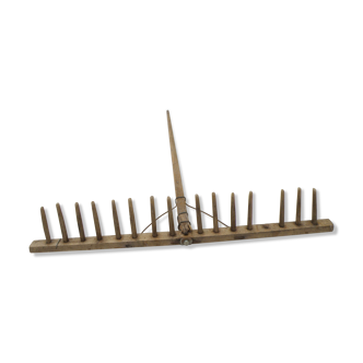 Ancient wooden rake