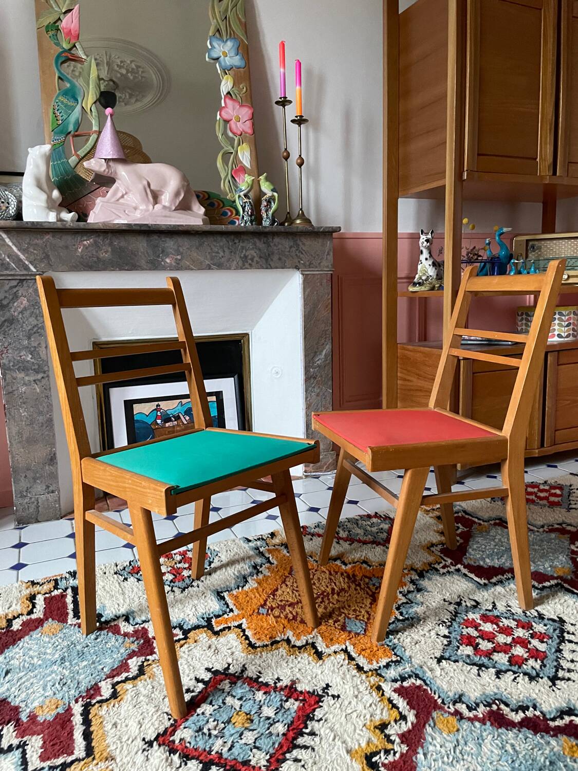 Duo de chaises des années 50
