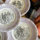 Set 8 assiettes à dessert les volontaires faïence de luneville