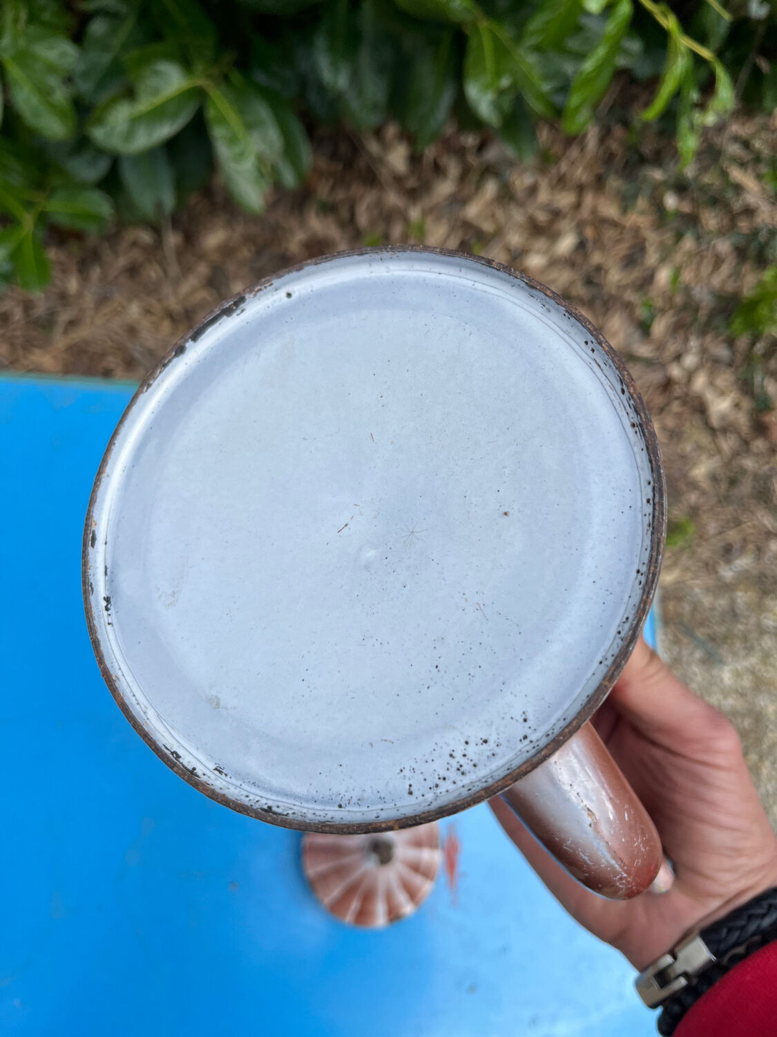 Enamelled coffee maker