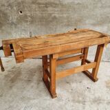 Workbench side table bathroom furniture beech